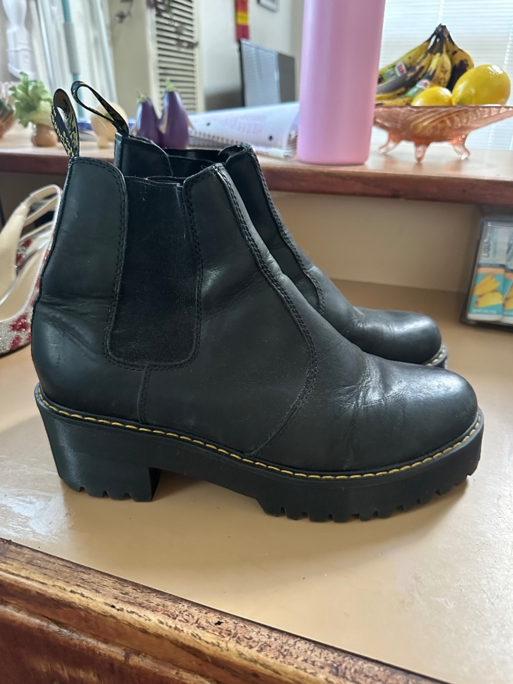 Heeled Chelsea doc martens size 11 women’s